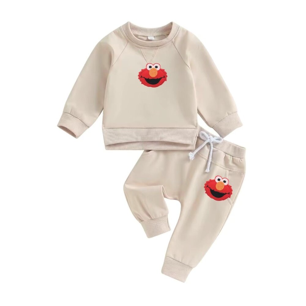Sesame Street Sweater Elmo Pants First Birthday Elmo Outfit Clothes Leggings